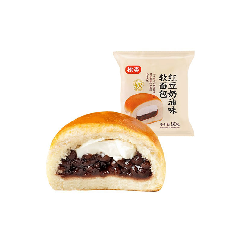 红豆奶油软面包