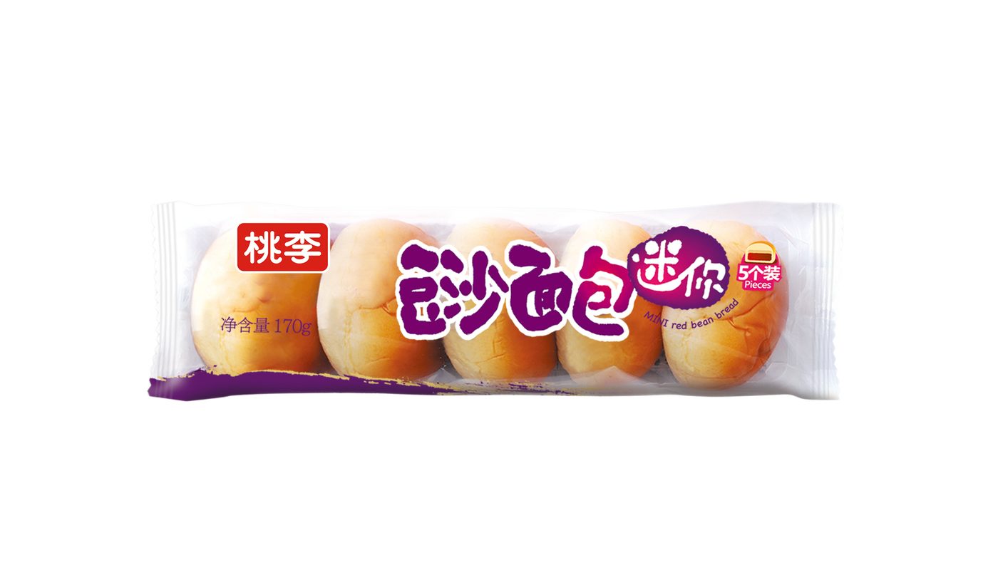 迷你豆沙面包